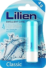Парфумерія, косметика Бальзам для губ із натуральними оліями і вітаміном Е - Lilien Lip Balm Classic