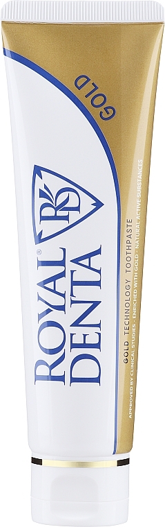 Зубная паста с золотом - Royal Denta Gold Technology Toothpaste — фото N1