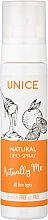 Натуральний дезодорант-спрей для жінок - Unice Actually Me Natural Deo Spray — фото N1
