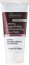 Парфумерія, косметика Маска для обличчя - Bielenda Professional Power Of Nature Creamy Regenerating And Nourishing Face Mask
