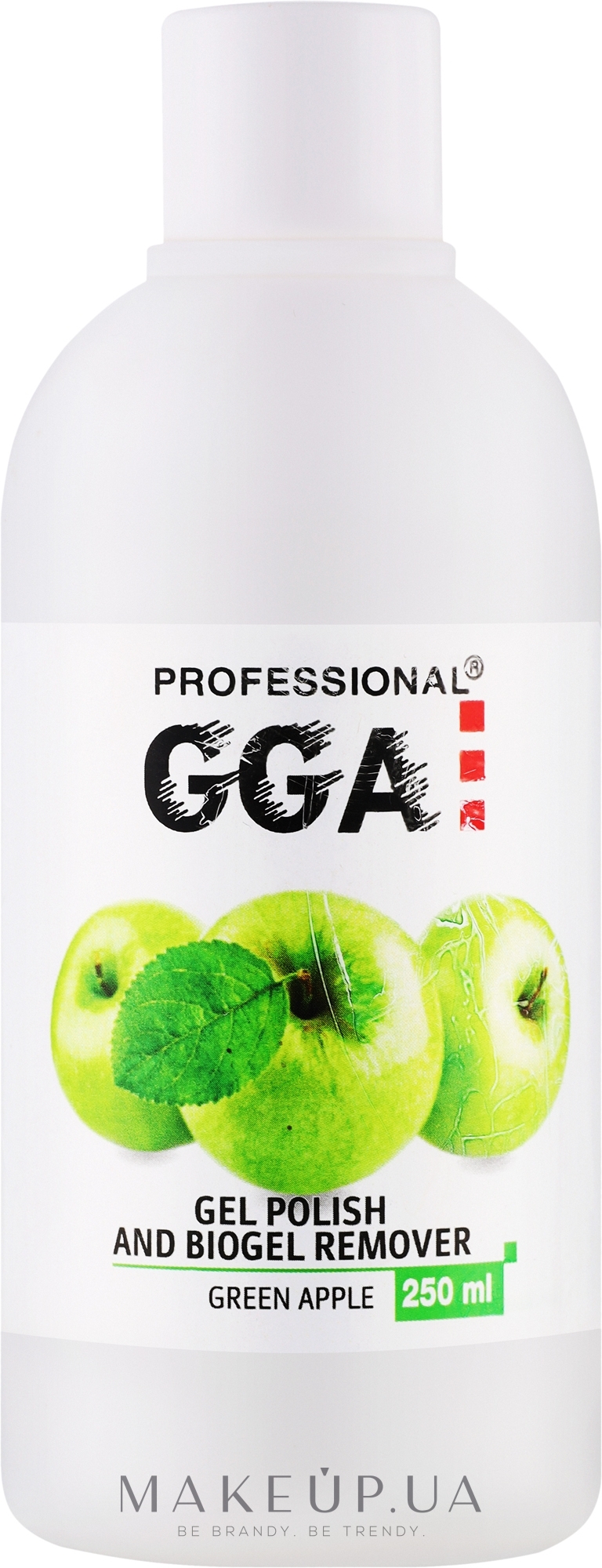 Засіб для зняття гель-лаку "Яблуко" - GGA Professional — фото 250ml