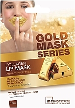 Гидрогелевая маска для губ с коллагеном - IDC Institute Gold Collagen Lip Mask — фото N1