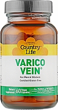 Харчова добавка "Проти варикозу" - Country Life VaricoVein — фото N1