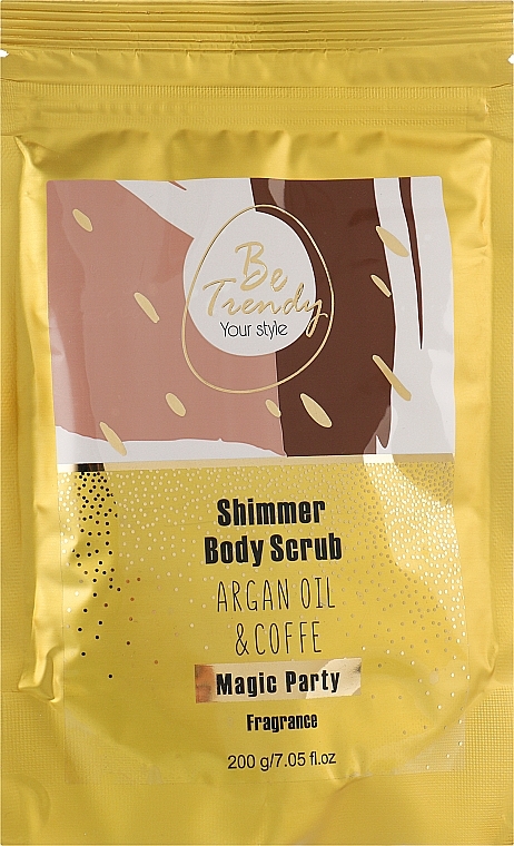 УЦІНКА Шимер-скраб для тіла сухий - Be Trendy Shimmer Body Scrub Magic Party * — фото N1