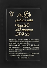 Зволожувальний 4D-крем для обличчя - MyIDi H2ydrO 4D Cream SPF 25 (пробник) — фото N1