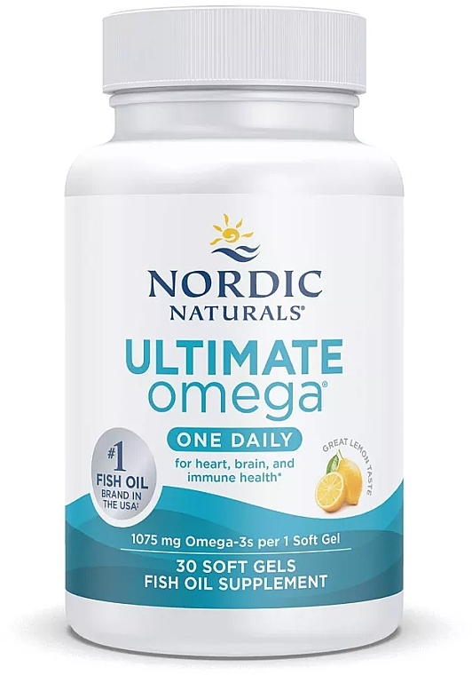 Харчова добавка "Омега", 1075 мг - Nordic Naturals Ultimate Omega One Daily — фото N2