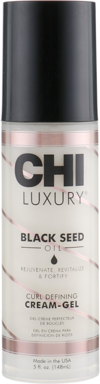 Несмываемый крем для кудрявых волос - Chi Luxury Black Seed Oil Curl Defining Cream-Gel