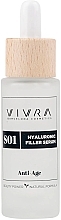 Антивікова сироватка з гіалуроновою кислотою - Vivra Hyaluronic Filler Serum Anti-Age — фото N1