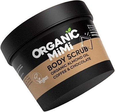 Скраб для тіла "Кава та шоколад" - Organic Mimi Body Scrub Coffee & Chocolate — фото N1