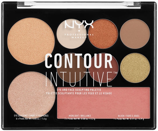 Палетка для контурирования - NYX Professional Makeup Contour Intuitive Palette