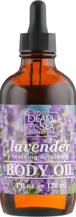 Масло для тела с минералами Мертвого моря и маслом лаванды - Dead Sea Collection Lavender Body Oil — фото N1