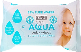 Зволожувальні дитячі серветки - Beauty Formulas Aqua Baby Wipes — фото N1