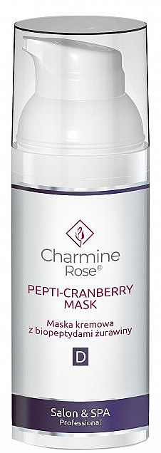Крем-маска з журавлинними біопептидами - Charmine Rose Pepti-Cranberry Mask — фото N1