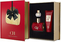 Духи, Парфюмерия, косметика Carolina Herrera CH Privee - Набор (edp/80 ml + b/lot/100 ml + edp/mini/5ml)