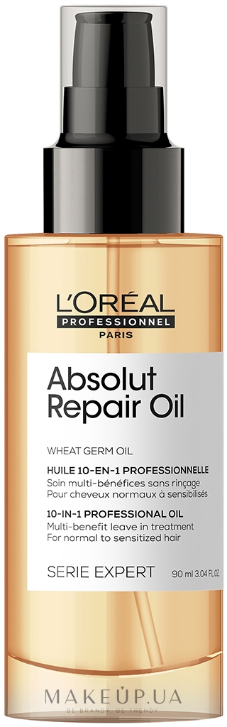 Восстанавливающее масло для поврежденных волос - L'Oreal Professionnel Absolut Repair Oil — фото 90ml NEW