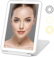 УЦЕНКА Зеркало для макияжа с LED подсветкой, белое - Aimed Makeup Mirror Stand * — фото N2