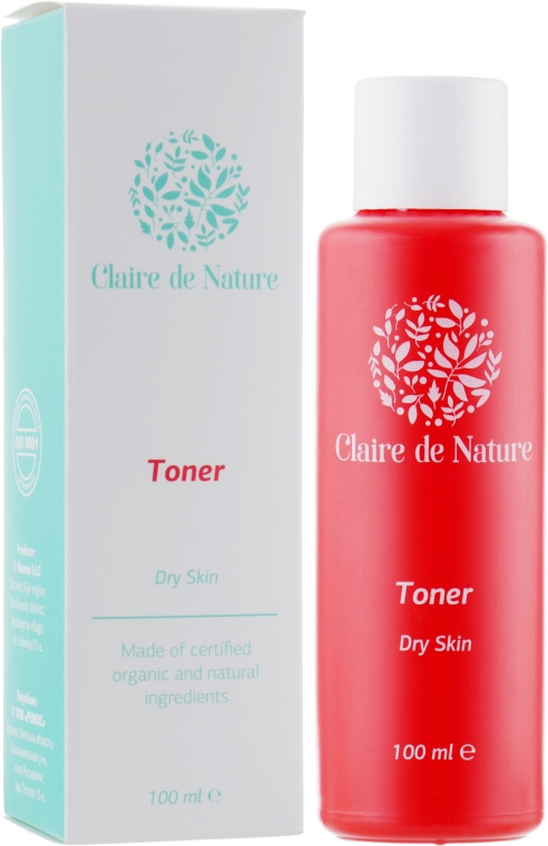 Тонік для обличчя для сухої шкіри - Claire de Nature Toner Dry Skin — фото N1