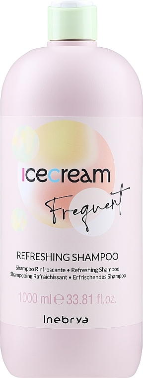 Освіжаючий шампунь з м'ятою - Inebrya Frequent Ice Cream Refreshing Shampoo — фото N2