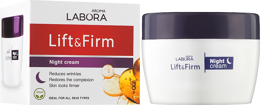 Нічний крем для обличчя - Aroma Labora Lift&Firm Night Cream — фото N2