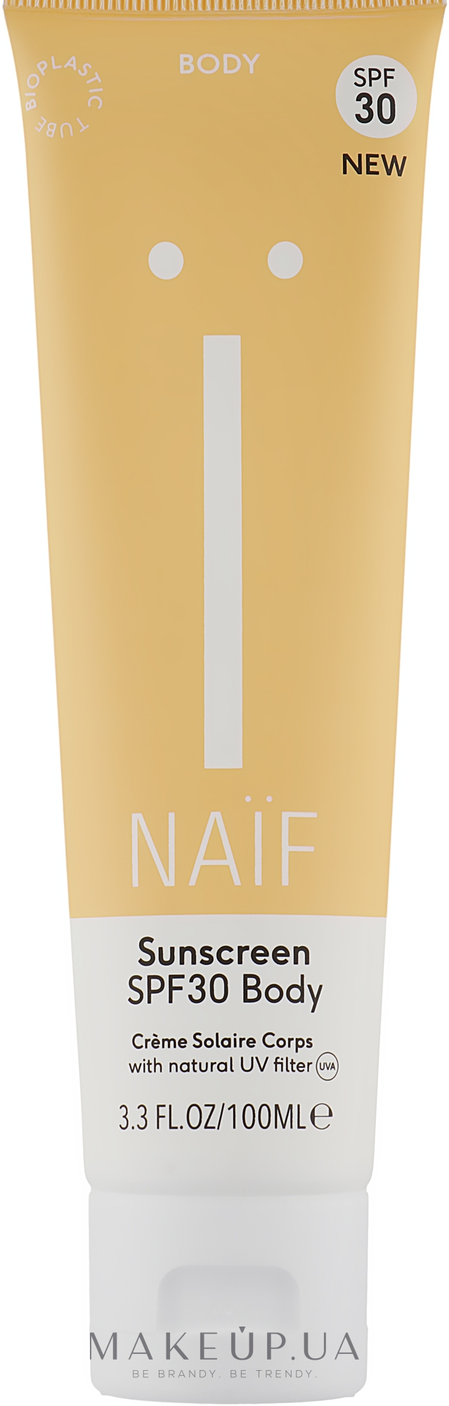Сонцезахисний крем для тіла - Naif Sunscreen Body Spf30 — фото 100ml
