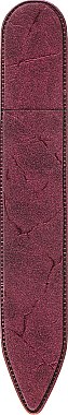 Пилочка хрустальная в чехле из кожи 99-1352, 135мм, красно-розовая - SPL — фото N2