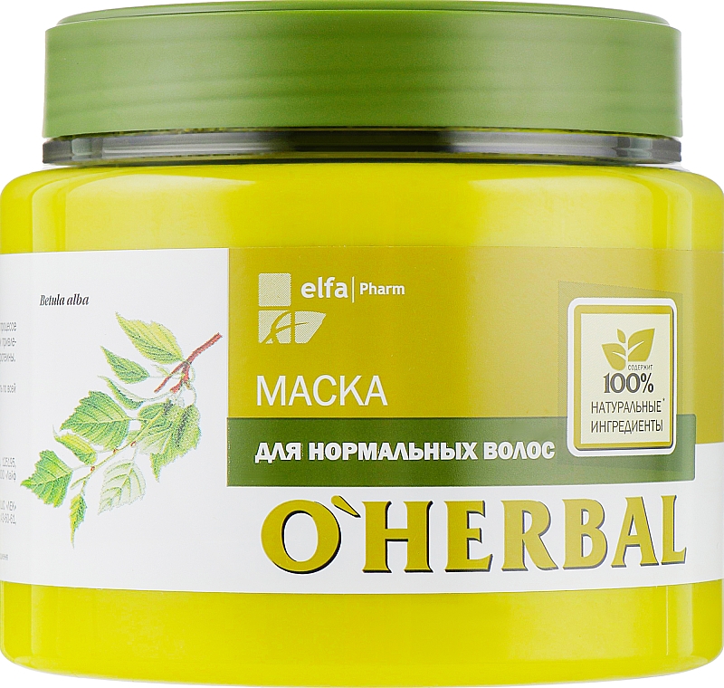 Маска для нормального волосся - O Herbal