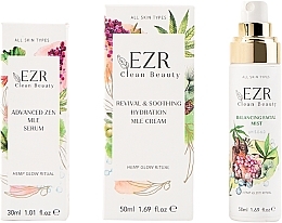 Духи, Парфюмерия, косметика Набор "Skin ZEN Ritual" - EZR Clean Beauty (f/cr/50ml + f/serum/30ml + f/mist/50ml)
