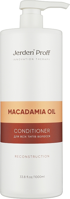 Кондиціонер для волосся з олією макадамії - Jerden Proff Macadamia Oil Conditioner — фото N3