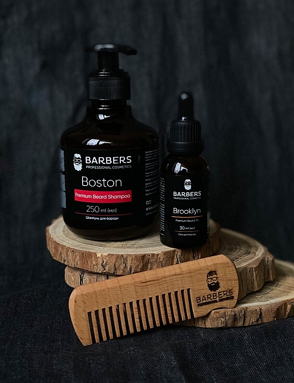 Шампунь для бороди - Barbers Boston Premium Beard Shampoo — фото N4