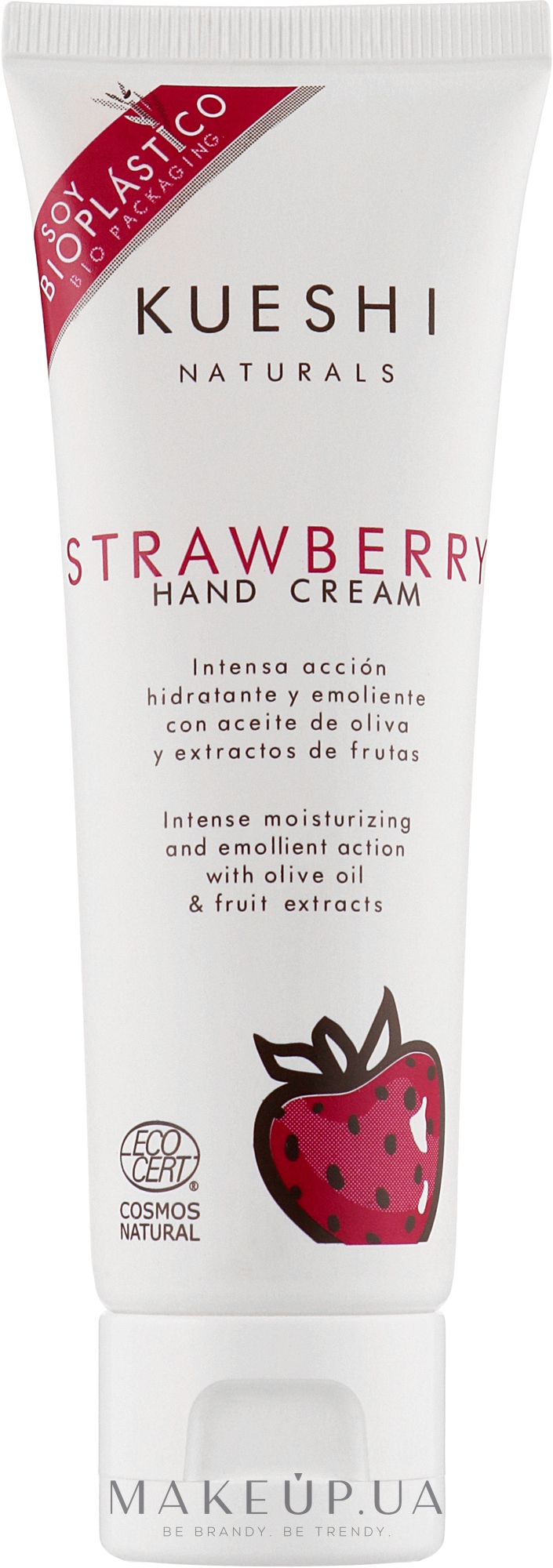 Крем для рук "Полуниця" - Kueshi Naturals Strawberry Hand Cream — фото 75ml