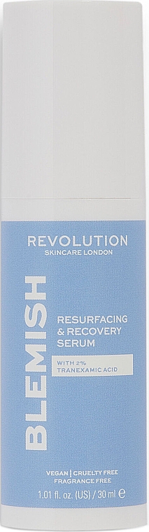 Сыворотка против пигментных пятен - Revolution Skincare Blemish Resurfacing & Recovery 2% Tranexamic Acid Serum