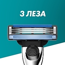 Змінні касети для гоління, 5 шт. - Gillette Mach 3 Turbo 3D Motion — фото N3