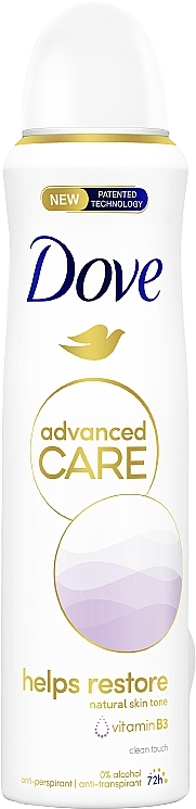 Дезодорант-антиперспірант - Dove Advanced Care Clean Touch — фото N1