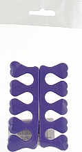 Набор сепараторов для педикюра PF-15, фиолетовый - Puffic Fashion — фото N1