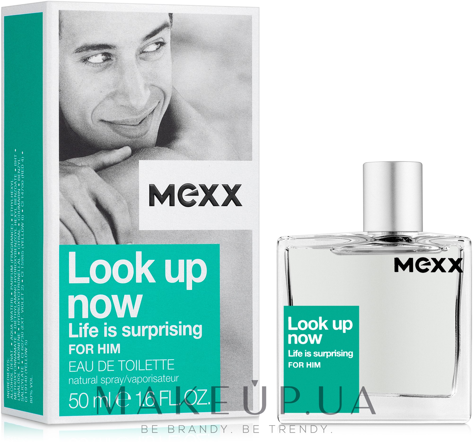 Mexx Look Up Now For Him - Туалетная вода — фото 50ml