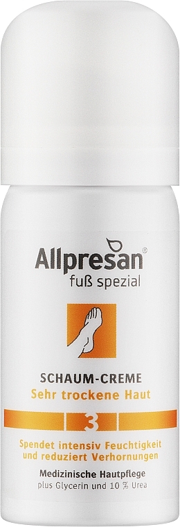 Крем-пена для очень сухой и грубой кожи стоп - Allpresan Foot Special Schaum-Creme