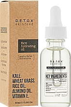 Масло для кожи с увлажняющим эффектом - D.E.T.O.X. Skinfood Face Hydrating Oil — фото N1