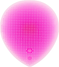 Парфумерія, косметика Масажер для вмивання й очищення шкіри обличчя, темно-рожевий - Omkara