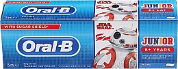 Детская зубная паста "Звездные Войны", с 6 лет, верный друг - Oral-B Junior Star Wars Toothpaste — фото N1