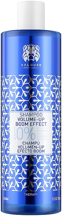 Шампунь для об'єму волосся - Valquer Shampoo Volume-Up Boom Effect
