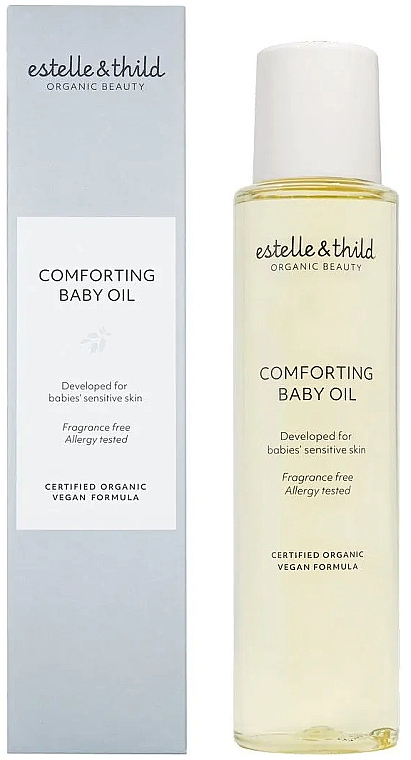 Заспокійлива та живильна дитяча олія - Estelle & Thild BioCare Baby Comforting Body Oil — фото N1
