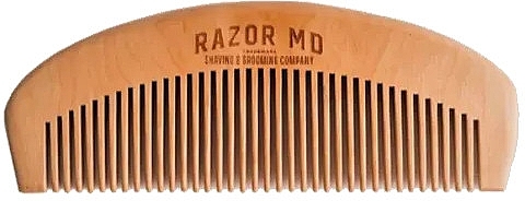 Дерев'яний гребінець для бороди - Razor MD Wooden Beard Comb — фото N1