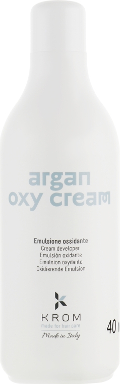 Окислительная эмульсия - Krom Argan Oxy Cream 40 Vol — фото N3