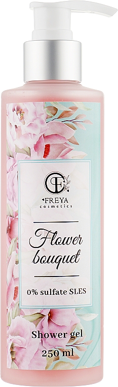 Безсульфатний гель для душу - Freya Cosmetics Flower Bouquet Shower Gel