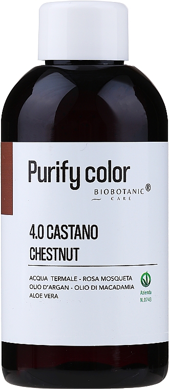 Краска для волос, 150 мл - BioBotanic Purify Color — фото N1