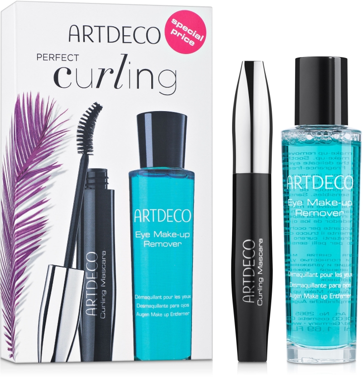 Набор - Artdeco Perfect Curling (mascara/10ml + eye/makeup/remover/50ml)