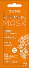Парфумерія, косметика Вітамінна маска для обличчя, шиї та декольте - Floslek Vitamins Mask