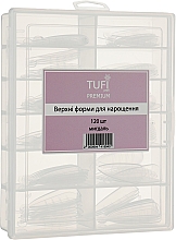 Парфумерія, косметика Верхні форми для нарощування, мигдаль, 120 шт. - Tufi Profi Premium
