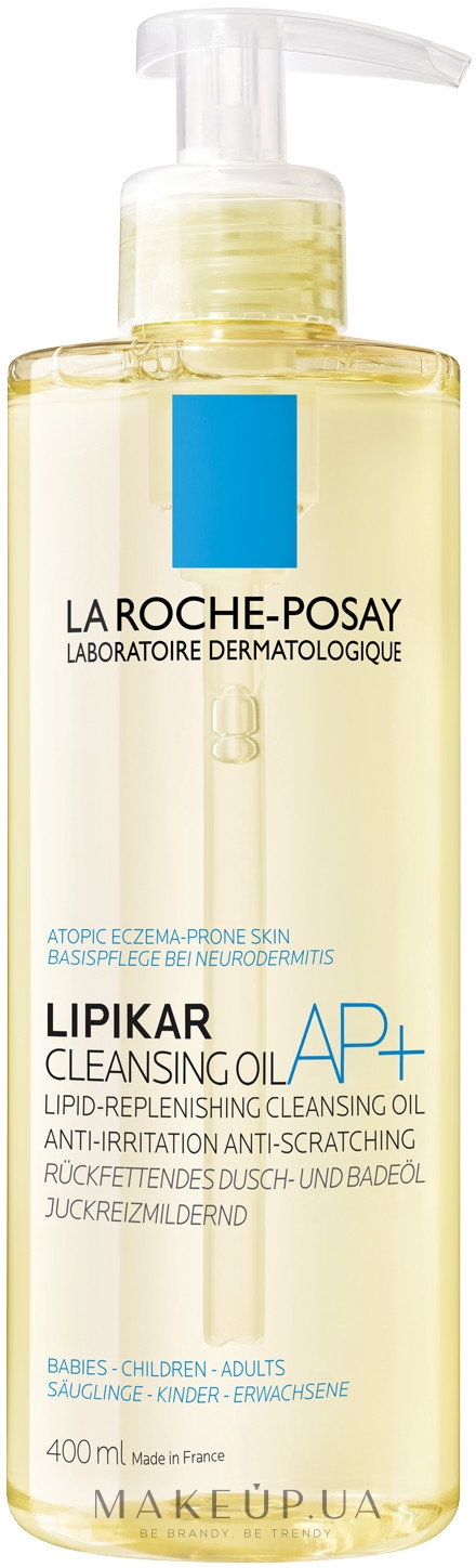 Увлажняющее липидовосстанавливающее масло против раздражения - La Roche-Posay Lipikar Cleansing Oil AP+ — фото 400ml