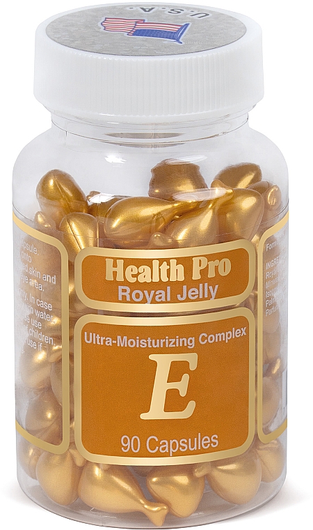 Масляные капсулы для лица и шеи "Антивозрастной уход" с маточным молочком и витамином E - Nu-Health Royal Jelly Moisuring Caps